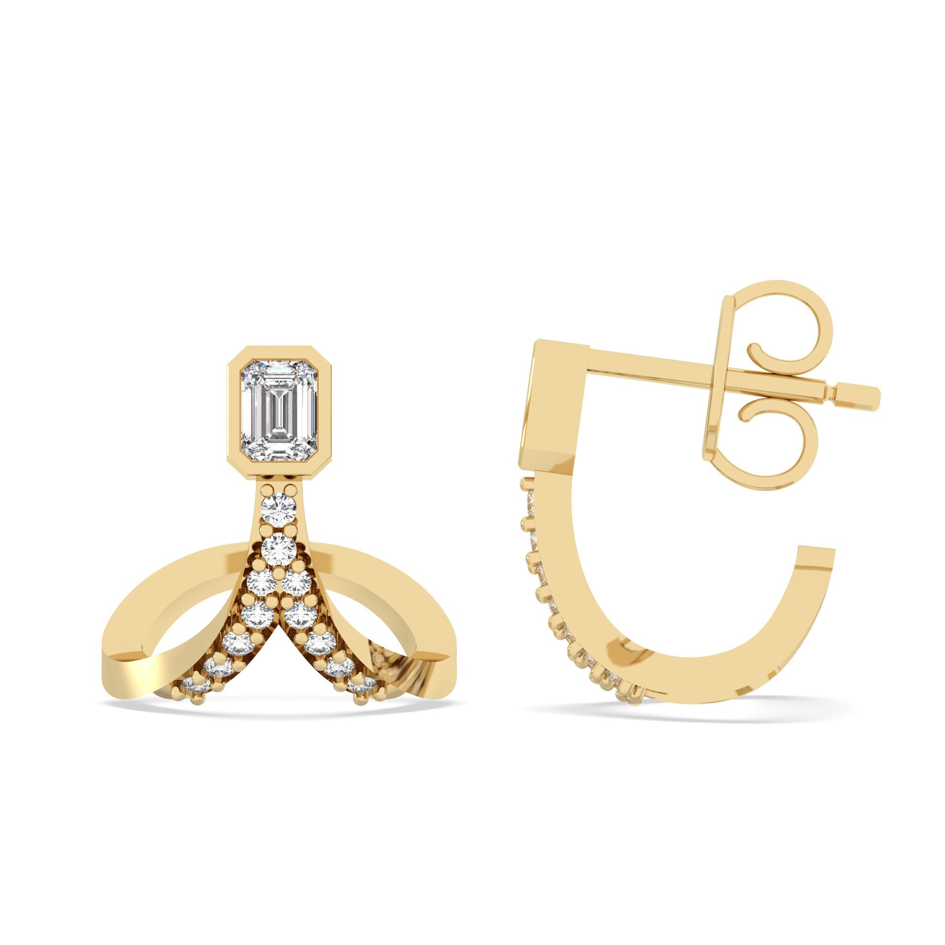 Hoop Lab Grown Diamond Earrings – Connecting Hope Hoops – 925 Silver