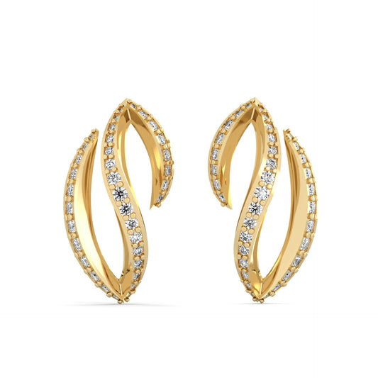 Lab Grown Diamond Earrings – Cygnet Hoop