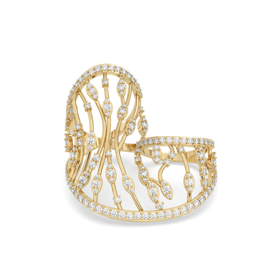 shop cocktail gold ring under 2 lacs