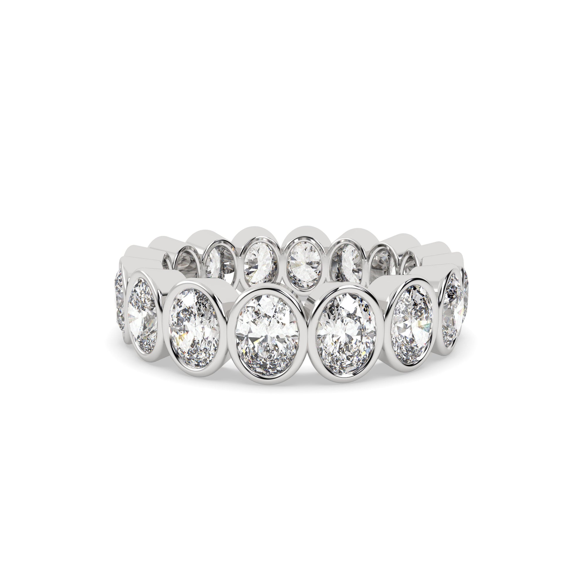 shop oval cut diamond ring in white gold india