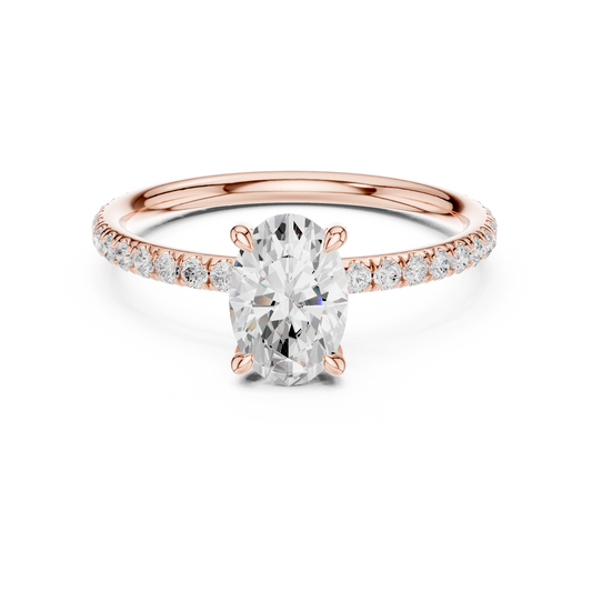 Oval Ring rose gold