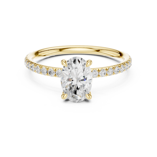 Oval Ring yellow gold