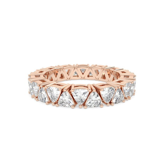 Stackable Lab Grown Diamond Gold & Silver Ring
