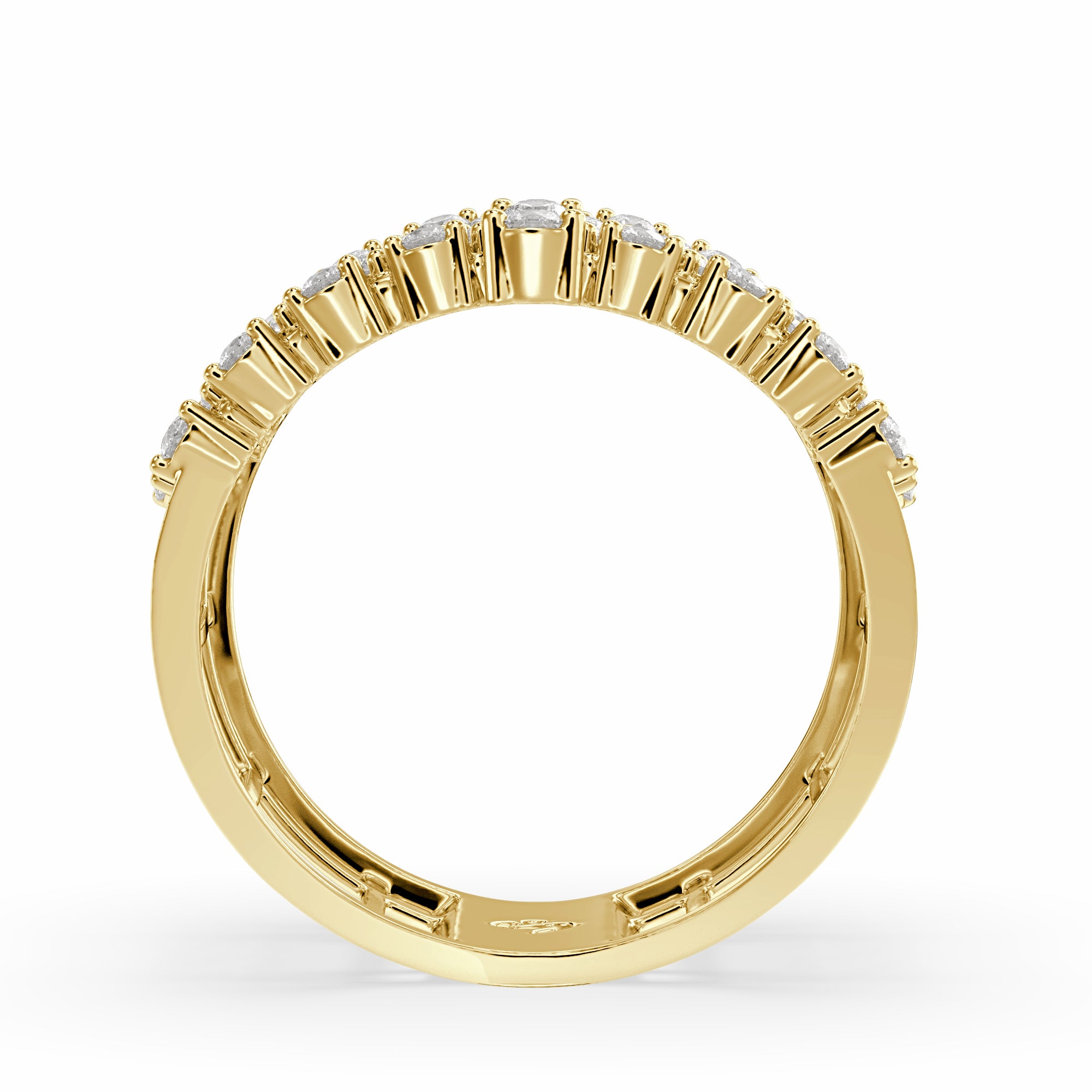 Round Cocktail Lab Grown Diamond Ring – Tara – 925 Silver