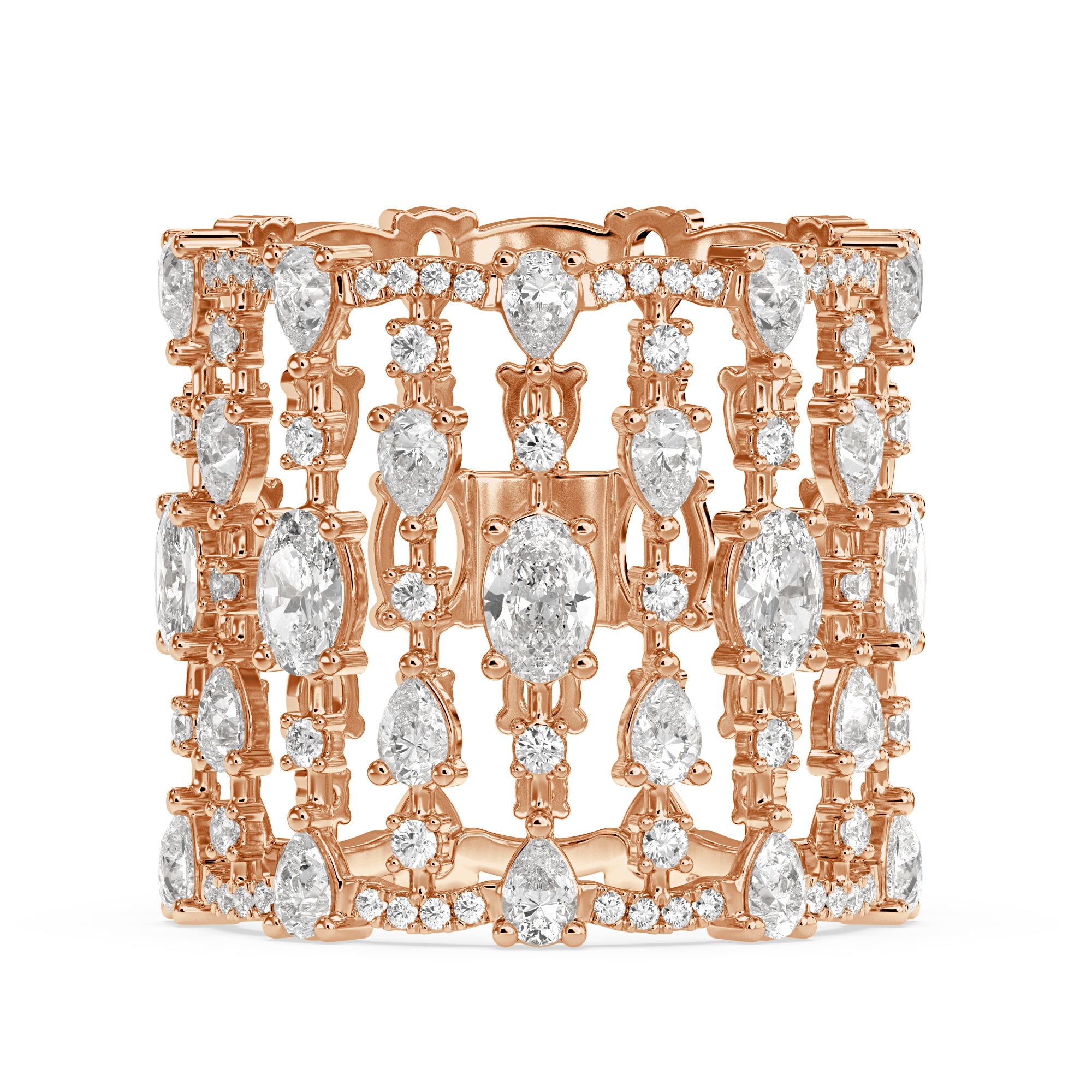 Oval Cocktail Lab Grown Diamond Ring – Akasa