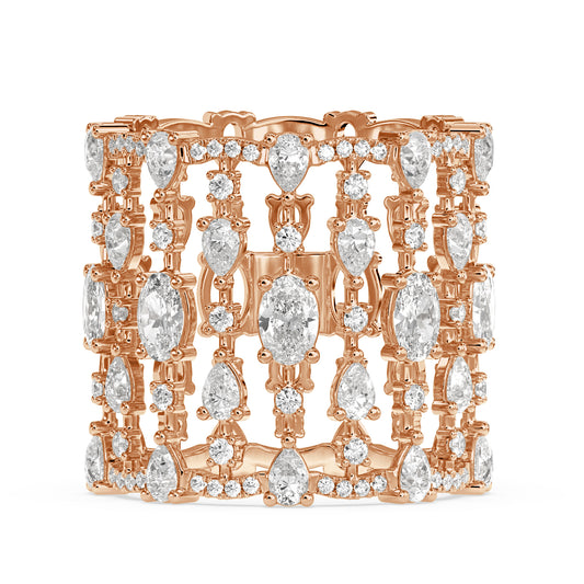 Oval Cocktail Lab Grown Diamond Ring – Akasa