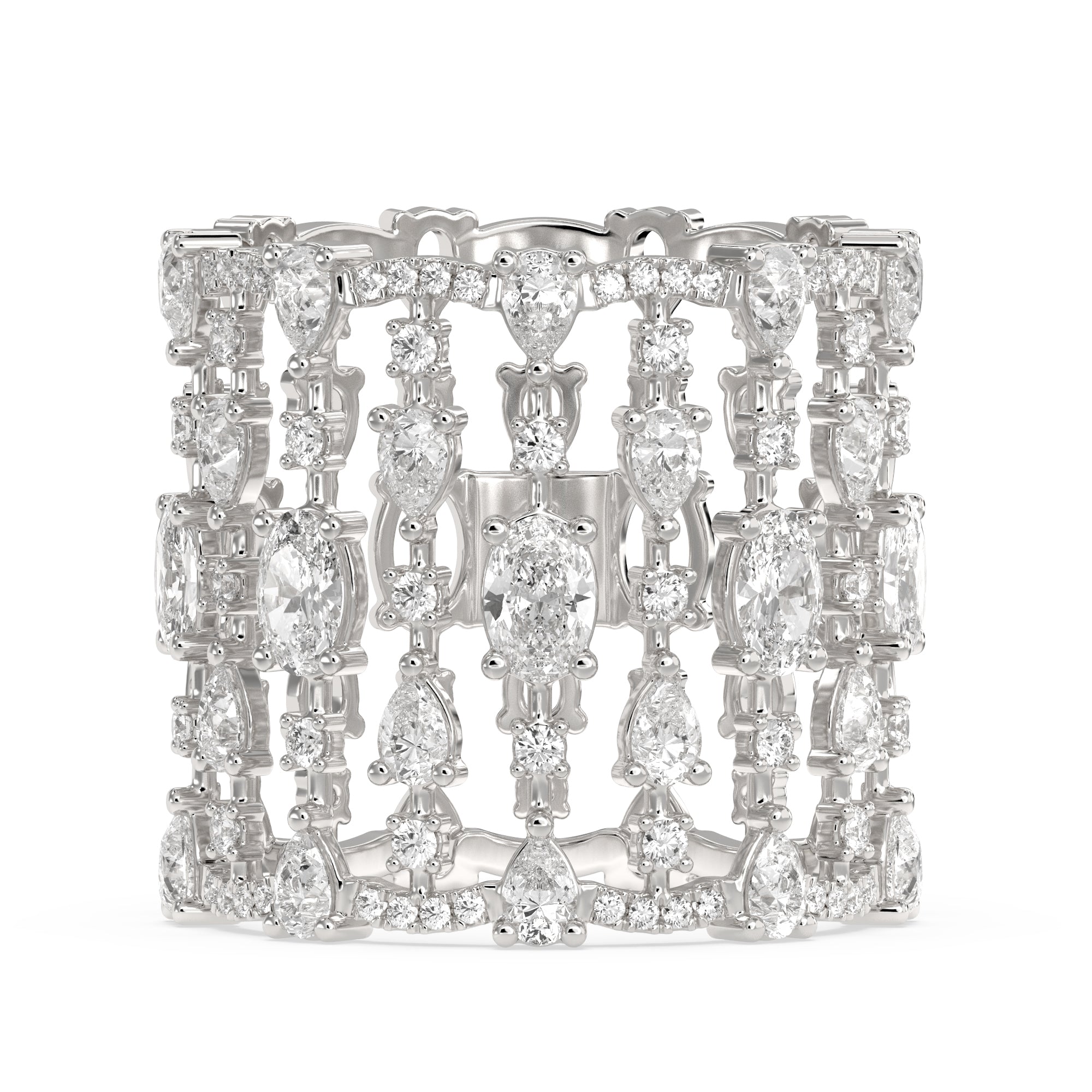 Oval Cocktail Lab Grown Diamond Ring – Akasa