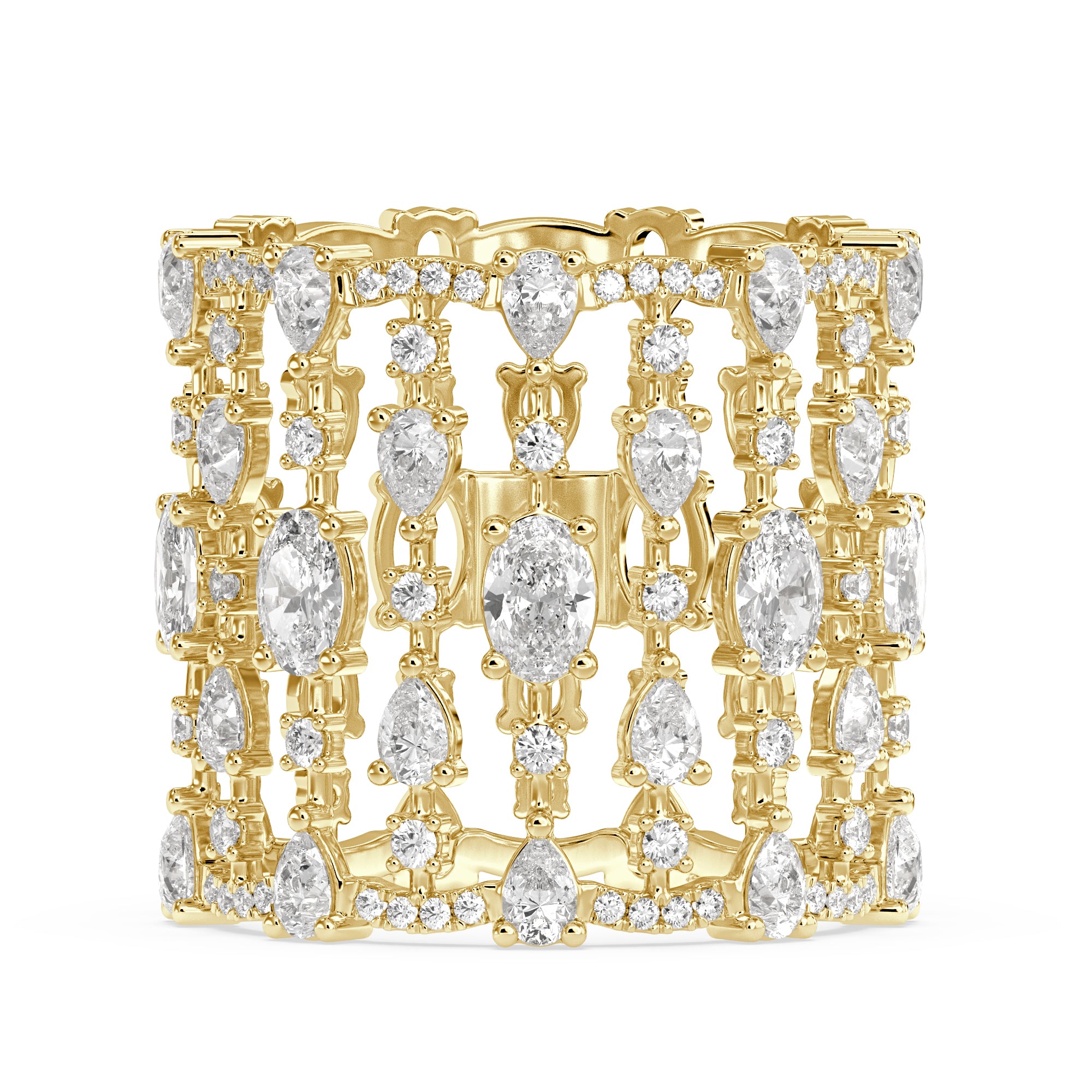 Oval Cocktail Lab Grown Diamond Ring – Akasa