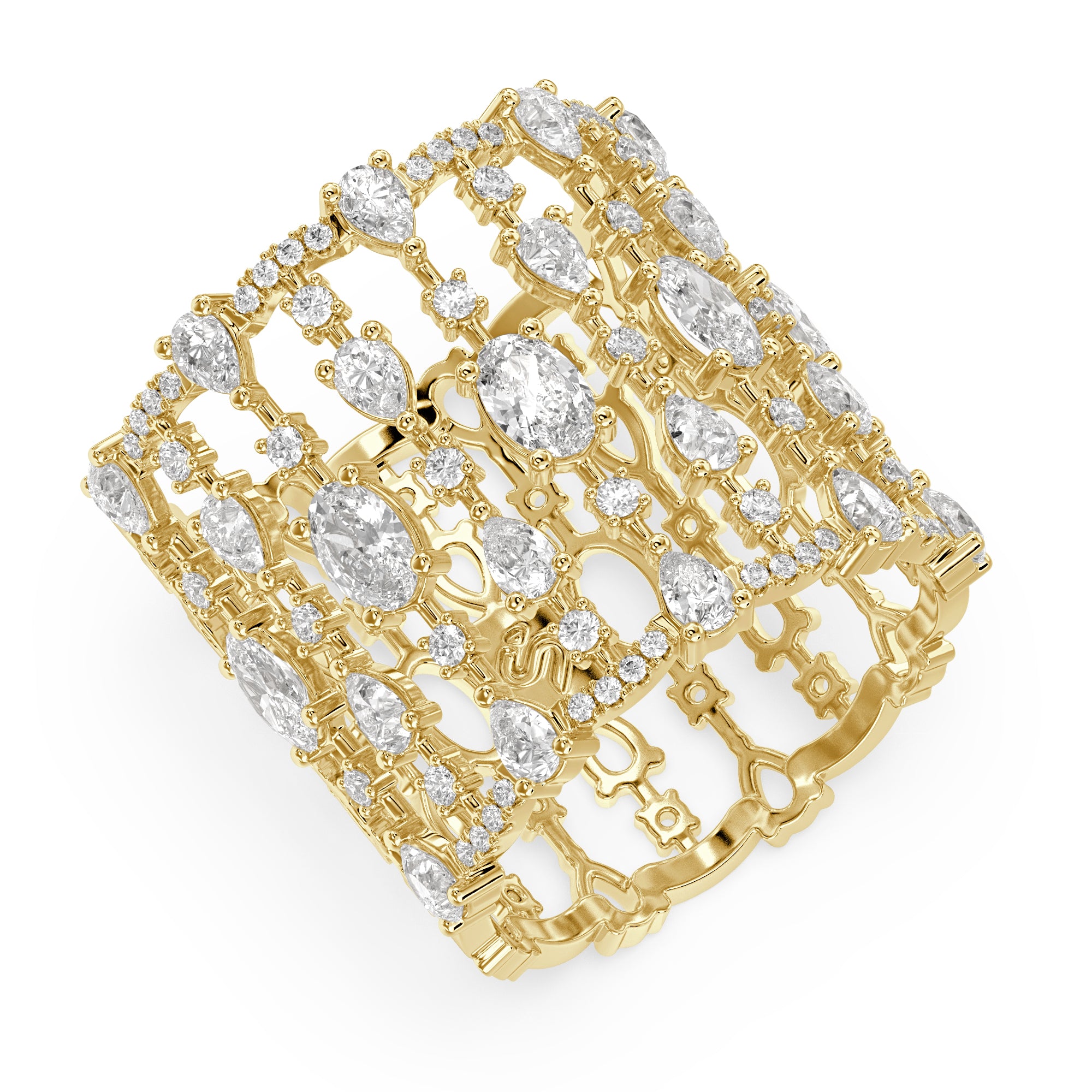 Oval Cocktail Lab Grown Diamond Ring – Akasa