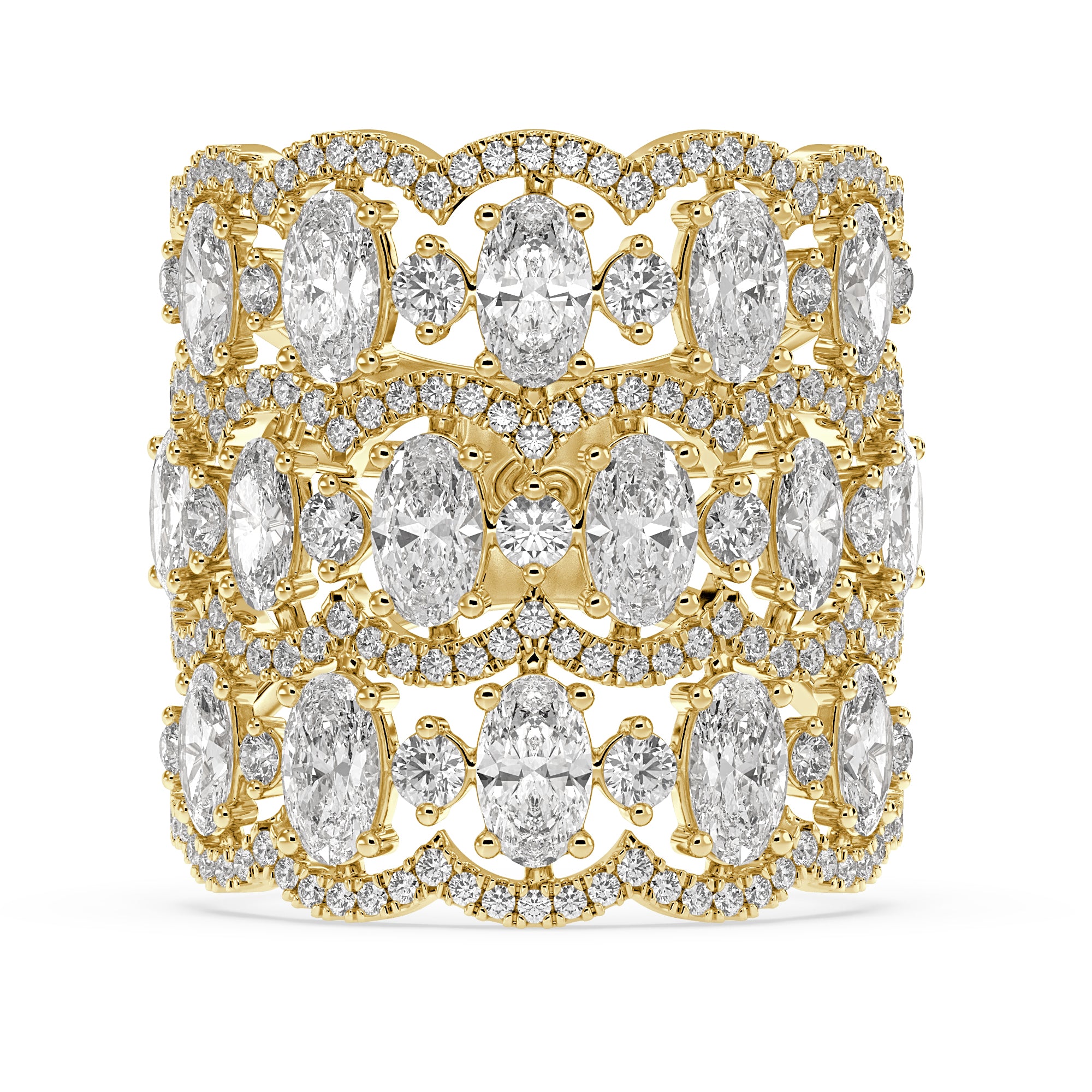 Oval Cocktail Lab Grown Diamond Ring – Telīvina