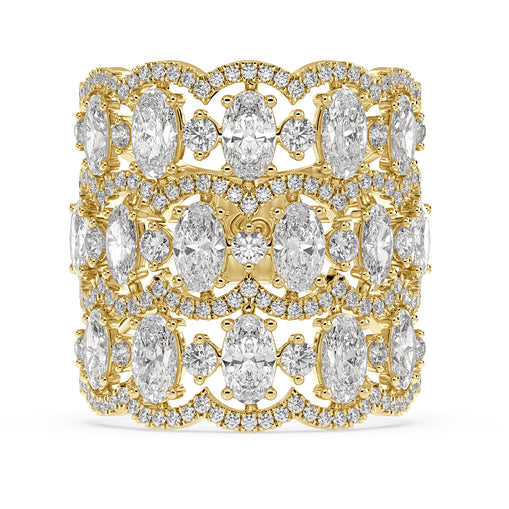 Oval Cocktail Lab Grown Diamond Ring – Telīvina