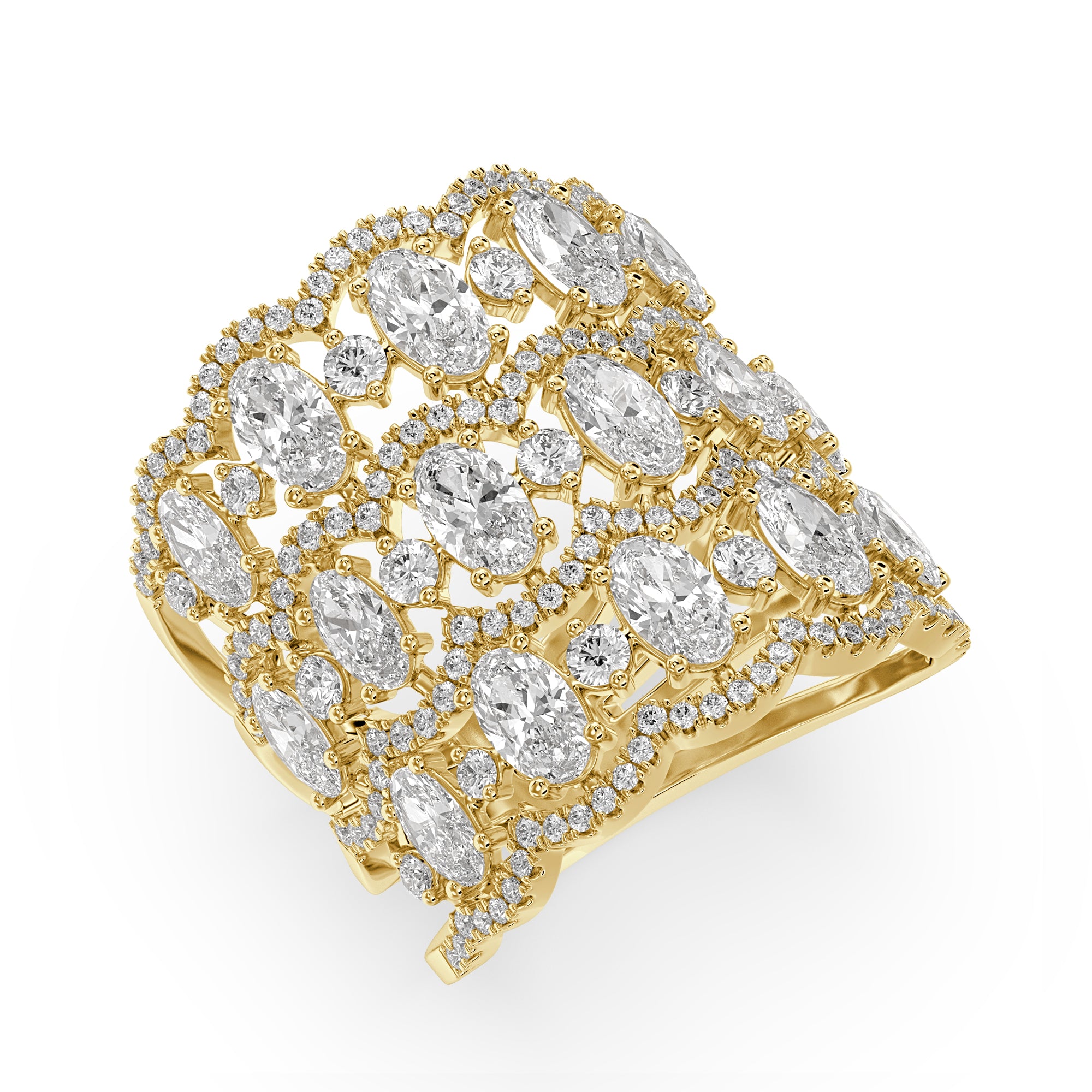 Oval Cocktail Lab Grown Diamond Ring – Telīvina