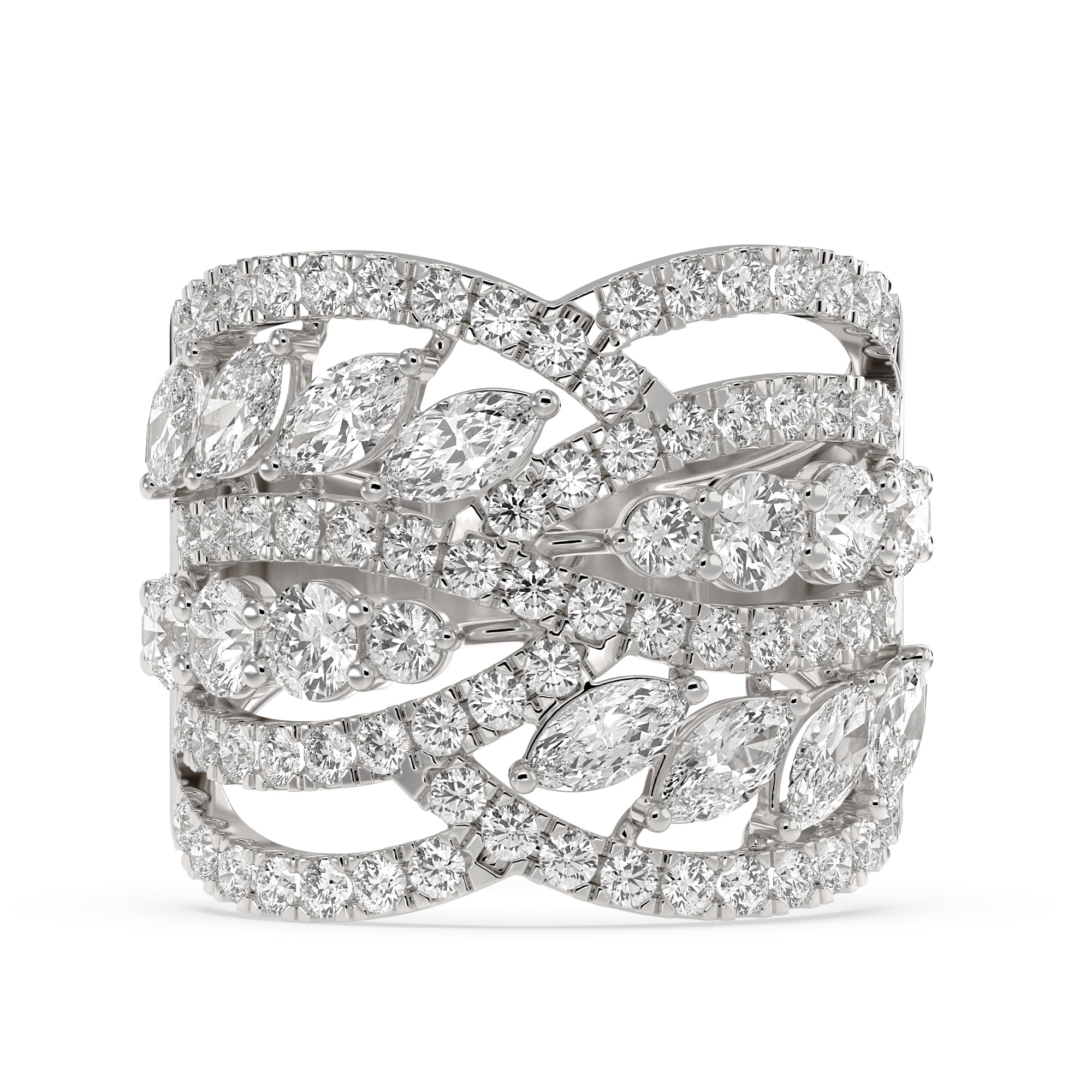 Marquise Cocktail Lab Grown Diamond Ring – Anka