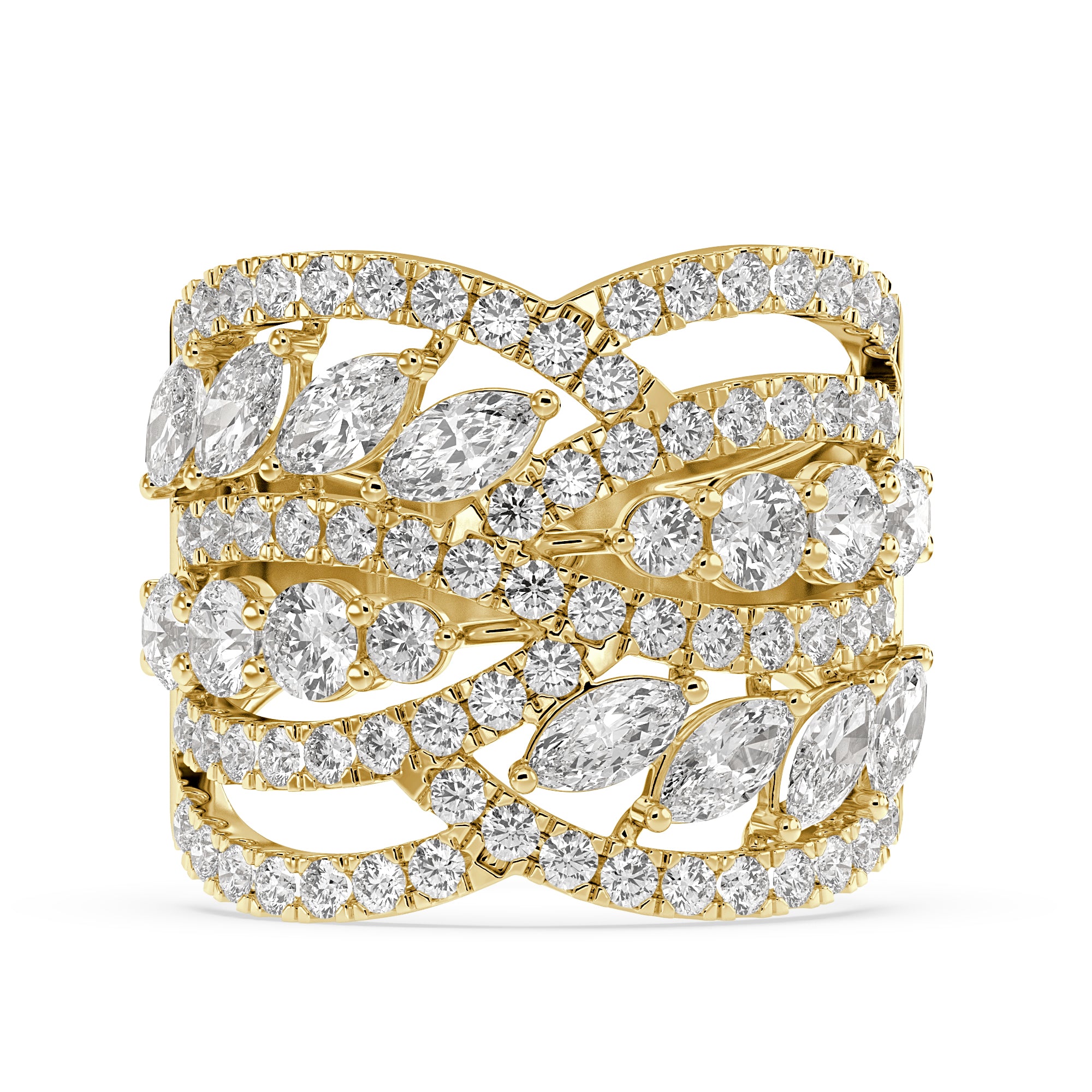 Marquise Cocktail Lab Grown Diamond Ring – Anka