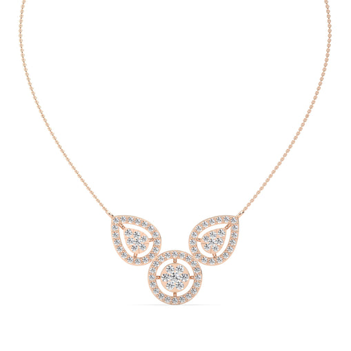 Lab Grown Diamond Necklace – Curl – 925 Silver