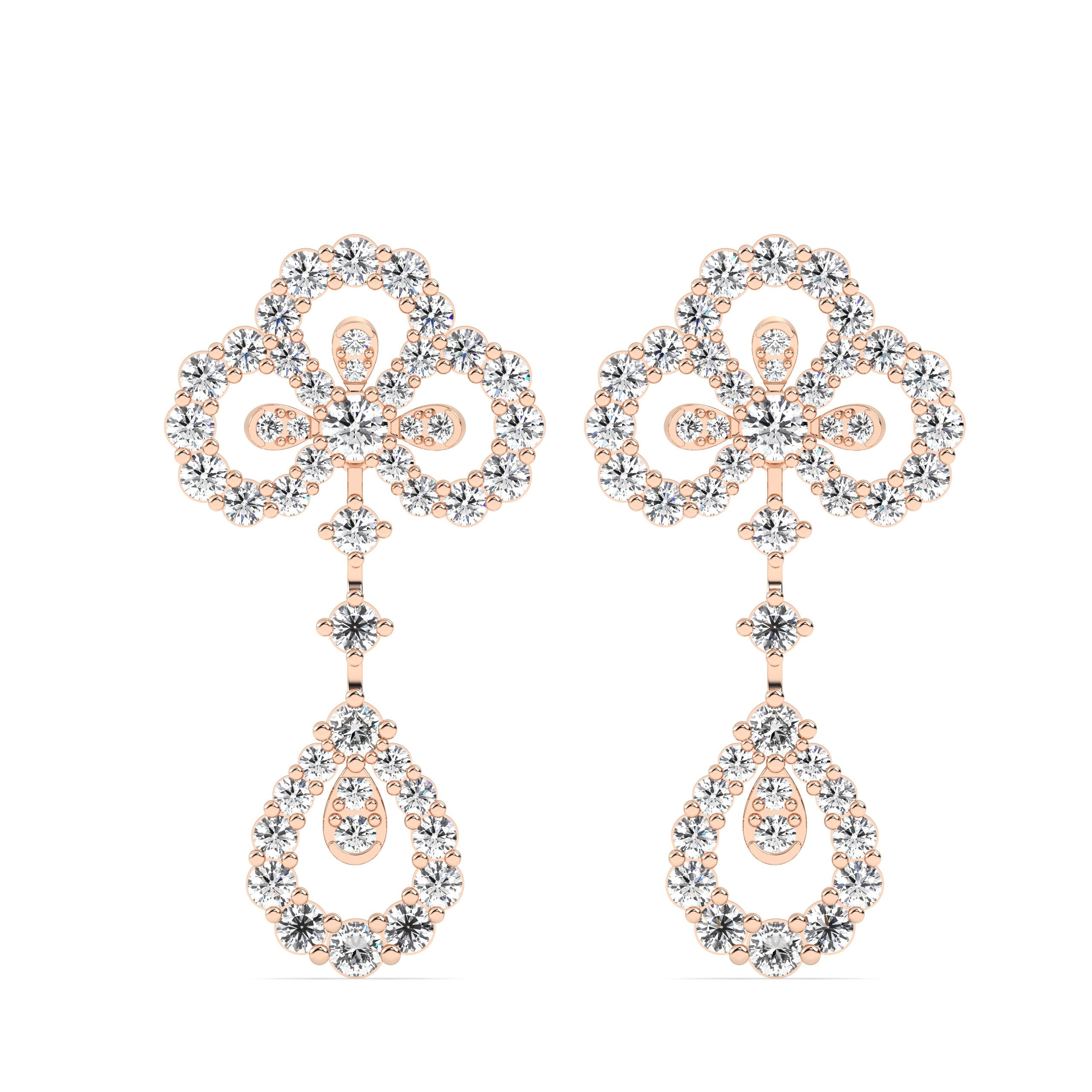 Pear Bond Drop Earrings
