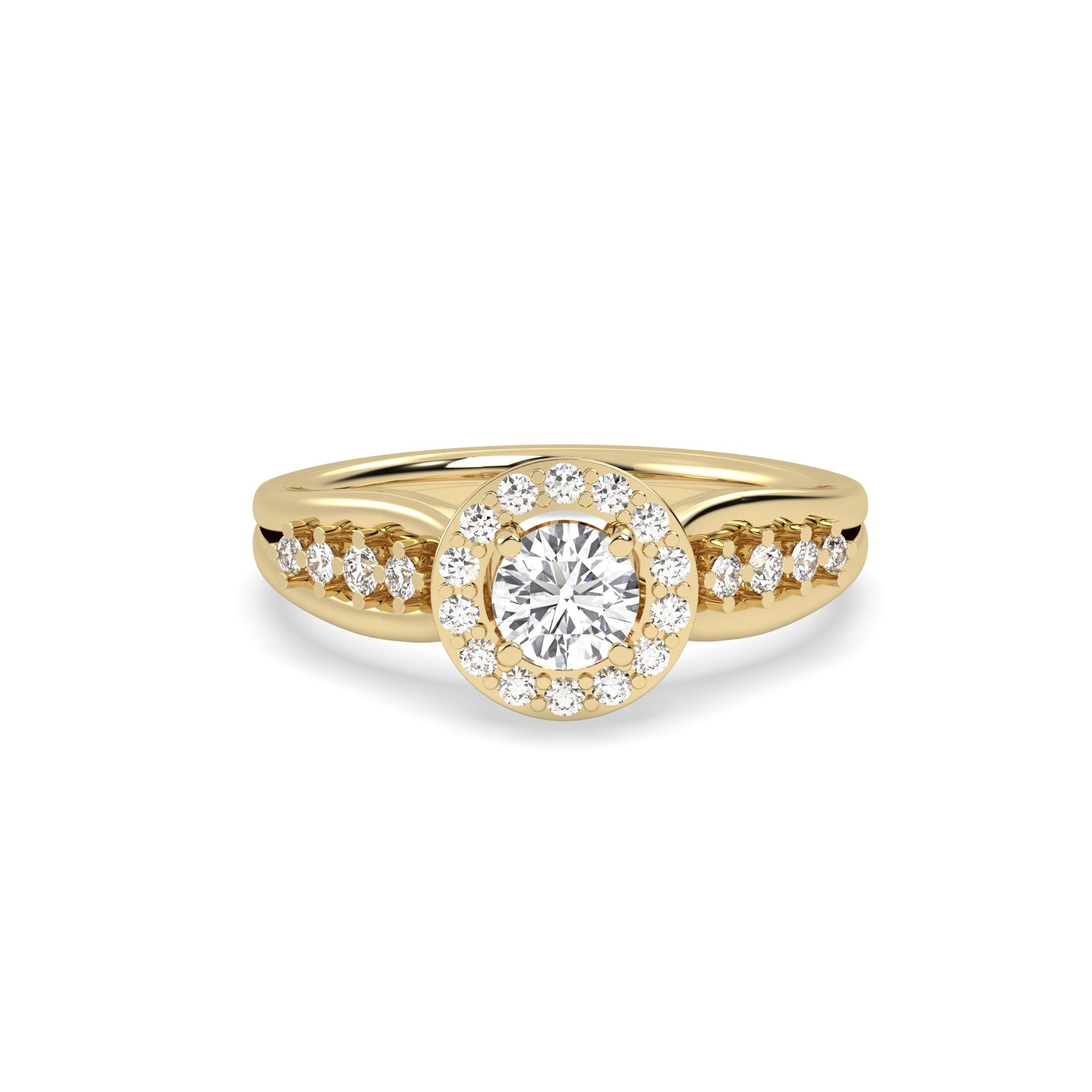 Regal Halo Ring in women jewellery gift