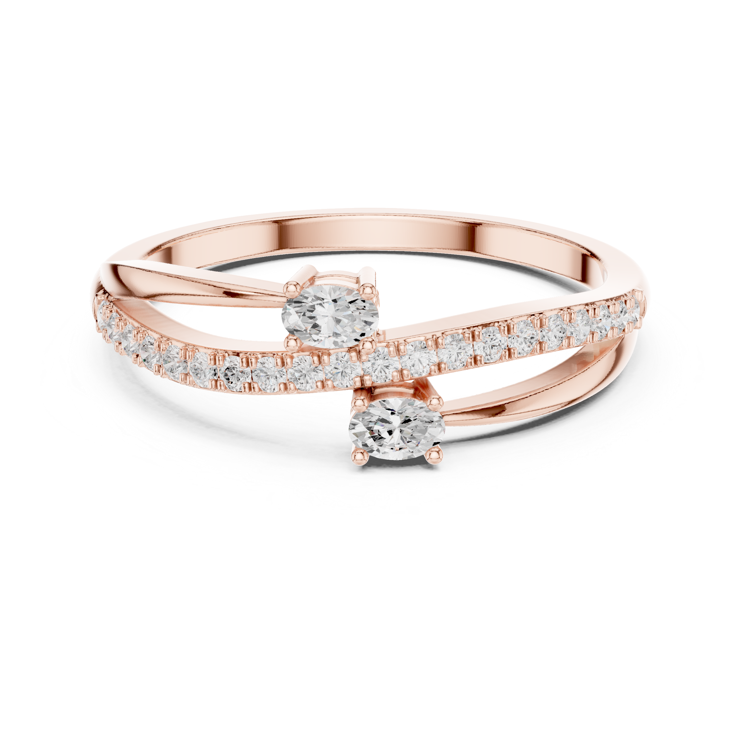 Rose Gold Oval Ring