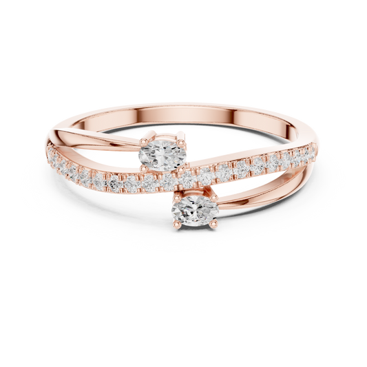 Rose Gold Oval Ring