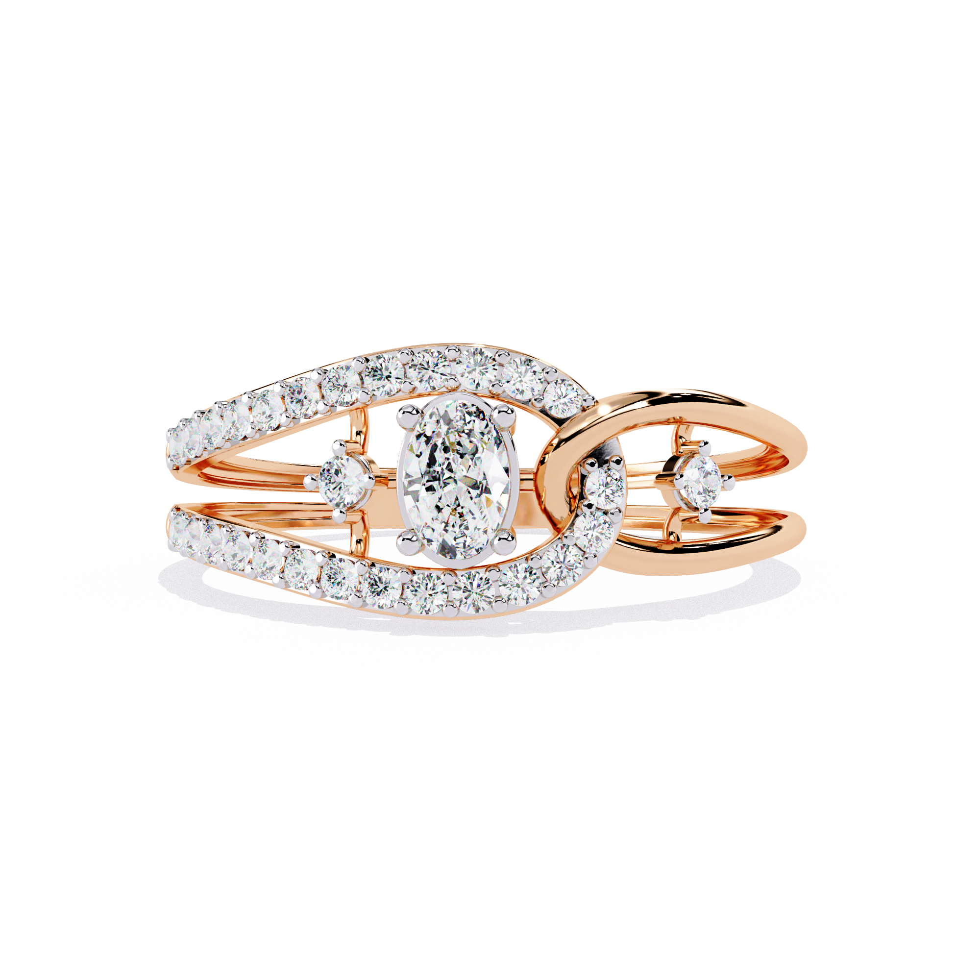 Rose Oval Ring