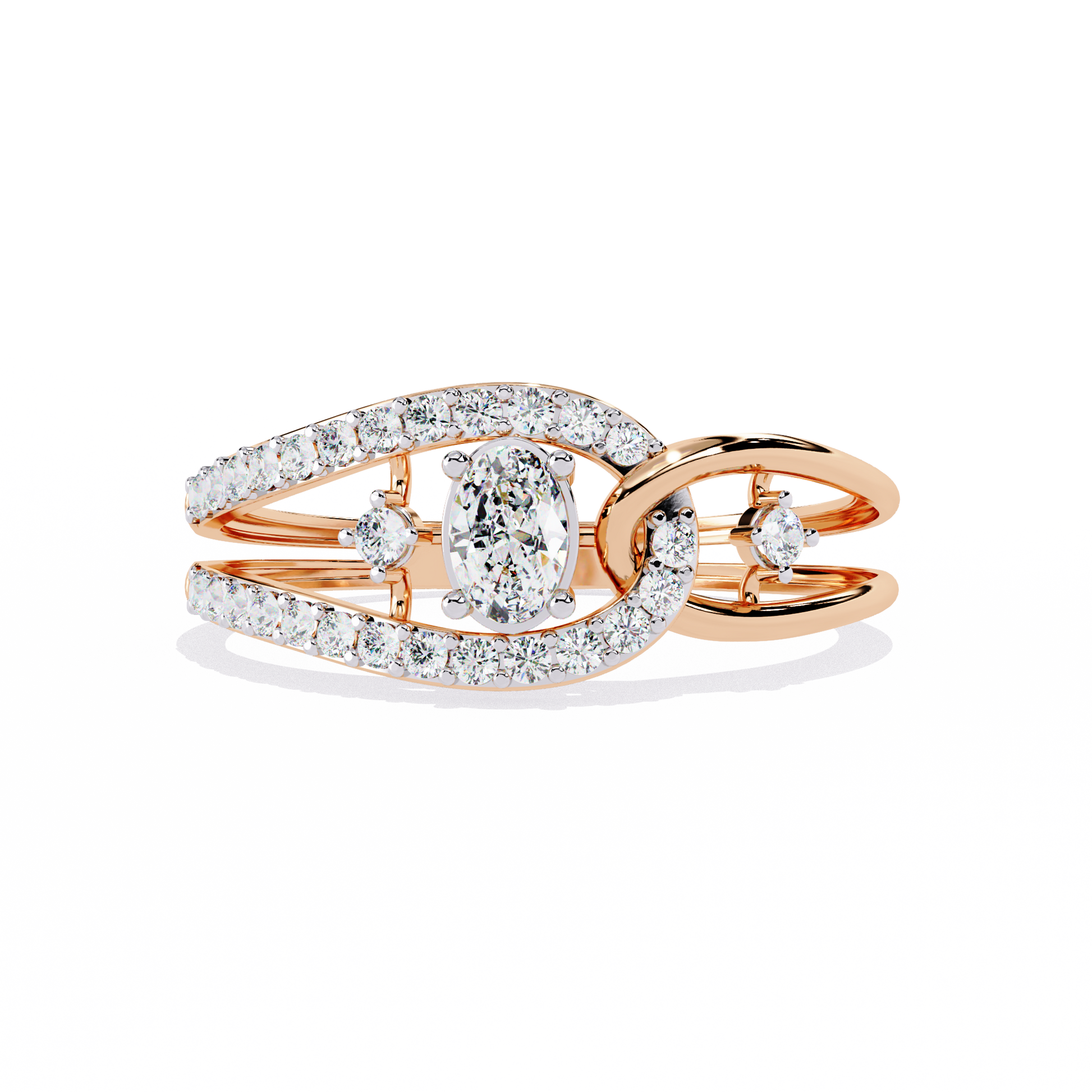 Rose Oval Ring