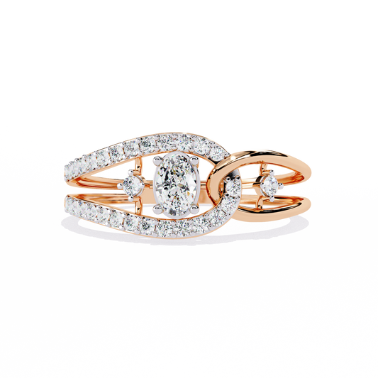 Rose Oval Ring