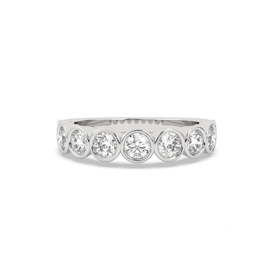 shop platinum color everyday wear diamond ring 1carat