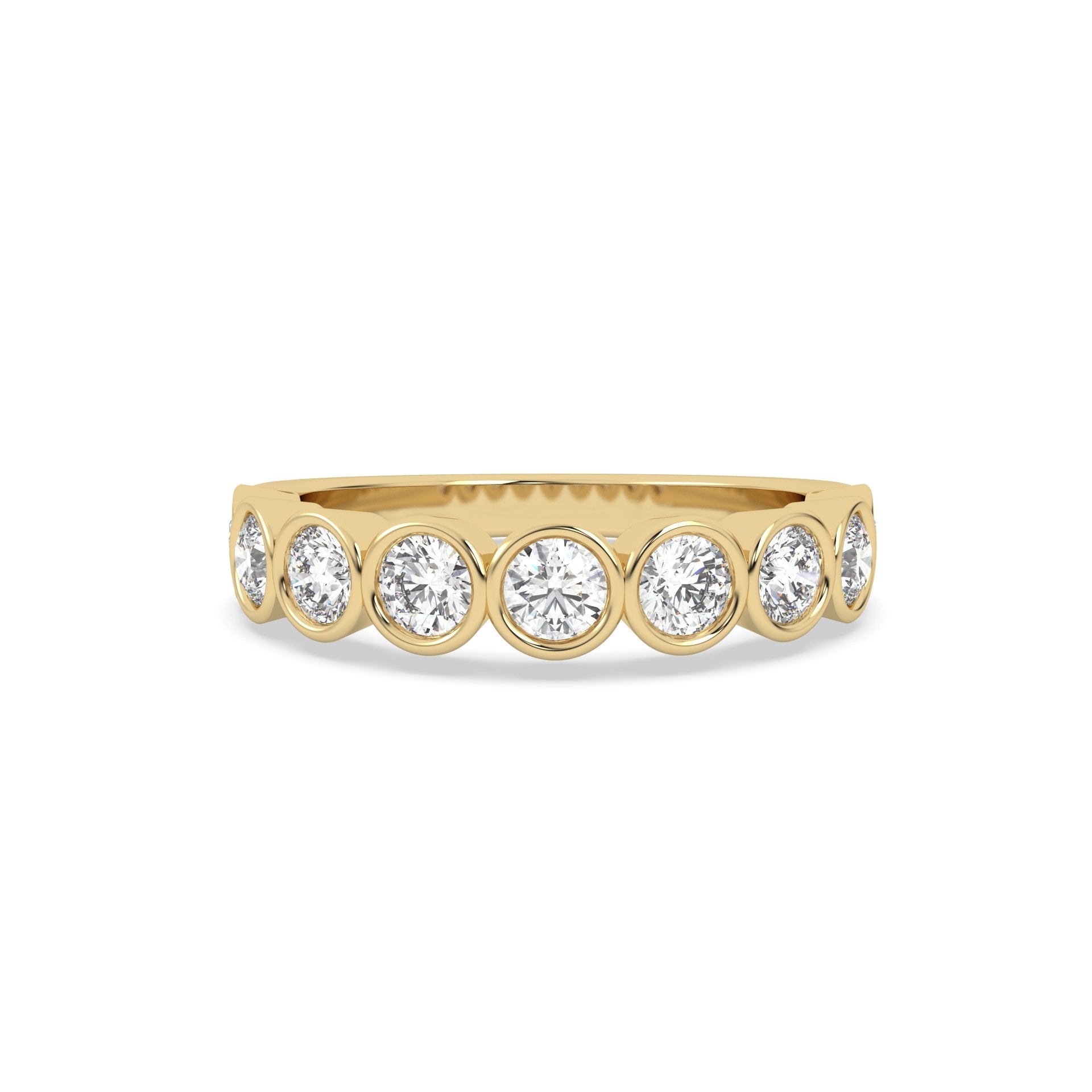 Shop everyday wear diamond ring in yellow gold for women