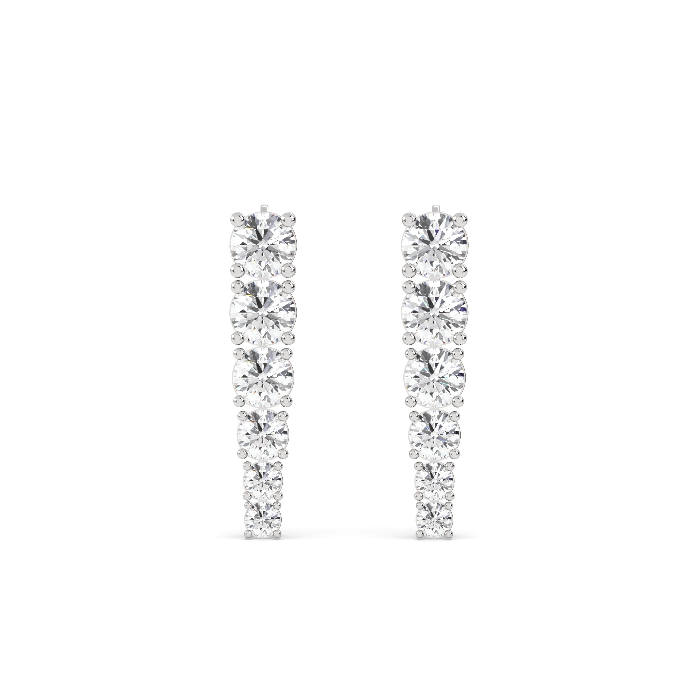 Drop Lab Grown Diamond Earrings – Elegant