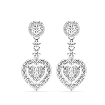 Drop Lab Grown Diamond Earrings – Grace