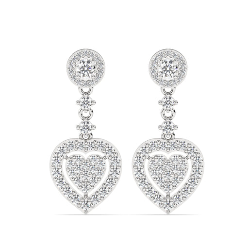 Drop Lab Grown Diamond Earrings – Grace