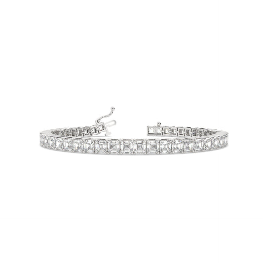 10 Ct Princess Cut Tennis Bracelet