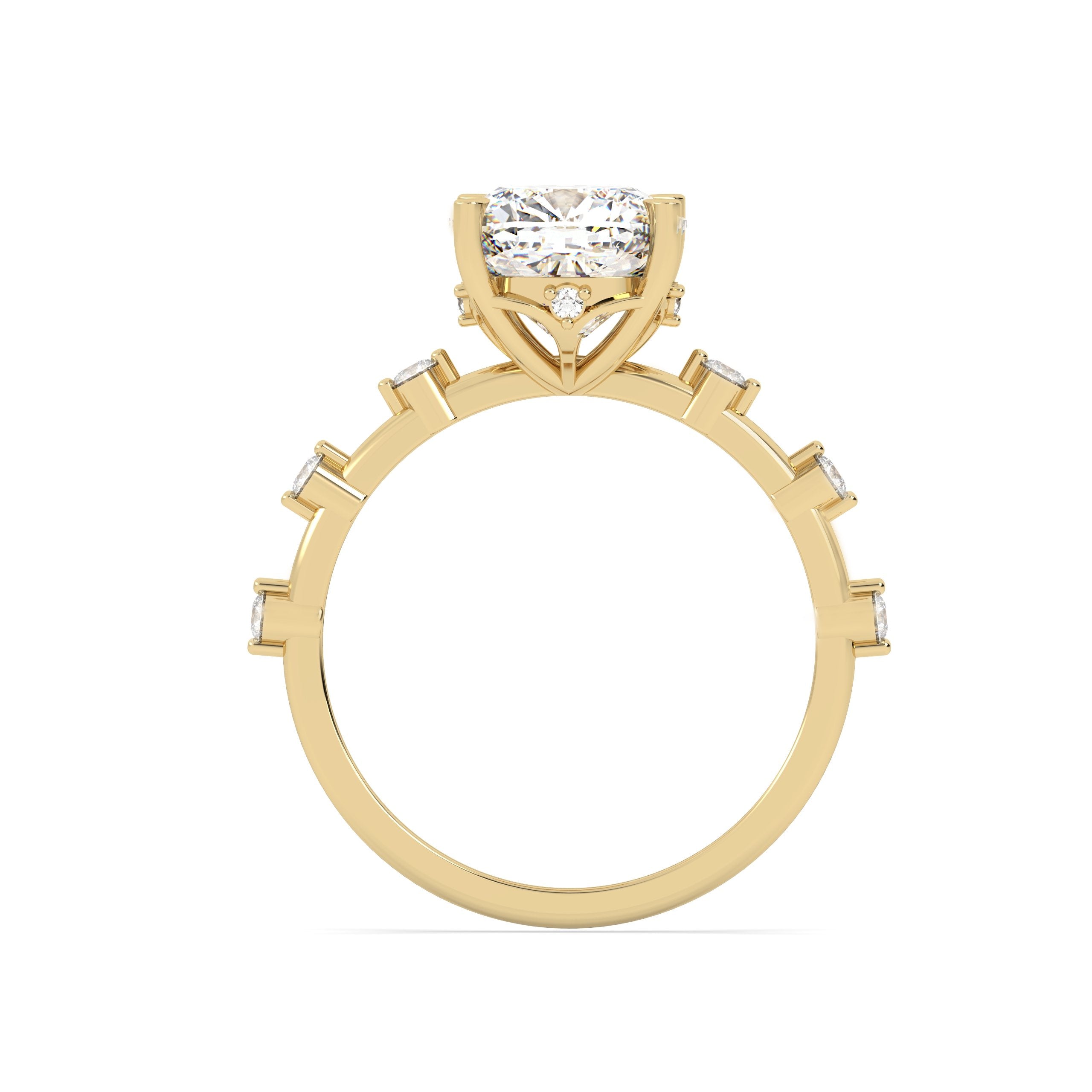 1.8 CT Cushion Solitaire Ring