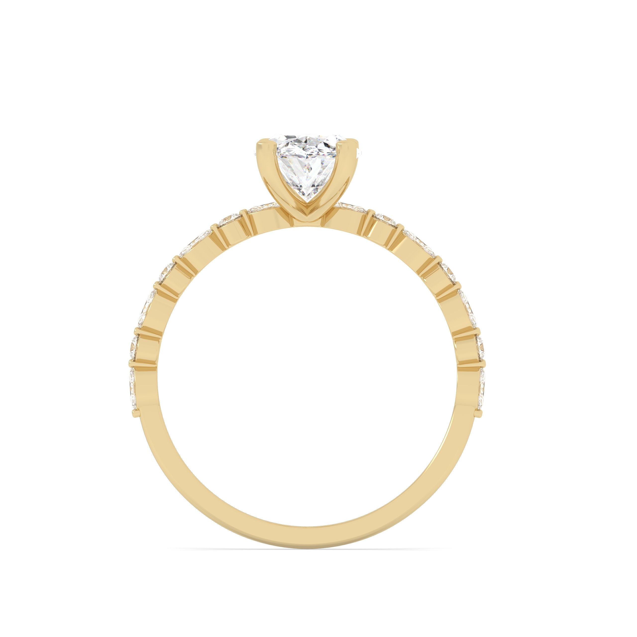 1.25 Ct Oval Solitaire Lab Grown Diamond Ring