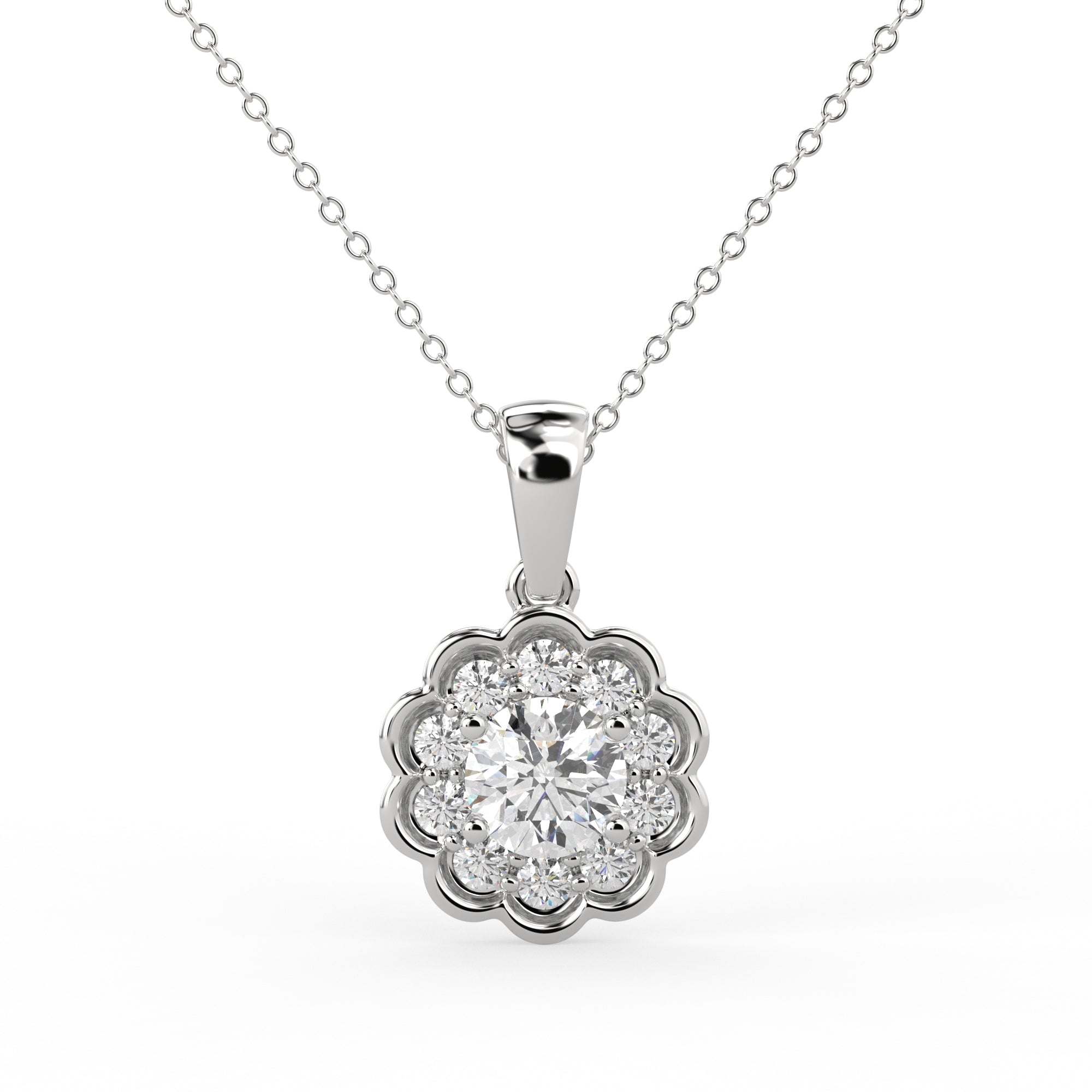 Eternal Bloom Pendant White Gold