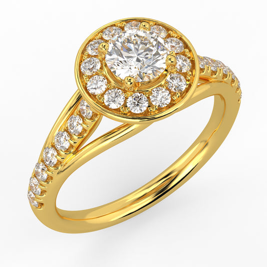 Ethereal Florence Ring Yellow Gold