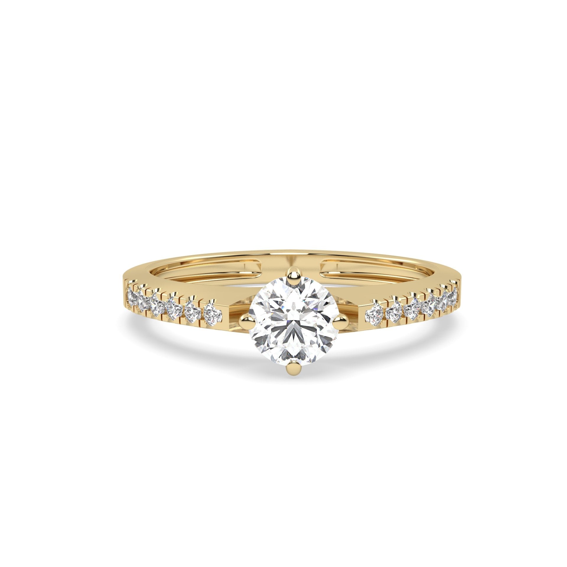 Twilight Bloom Ring in lab diamonds marriage ring