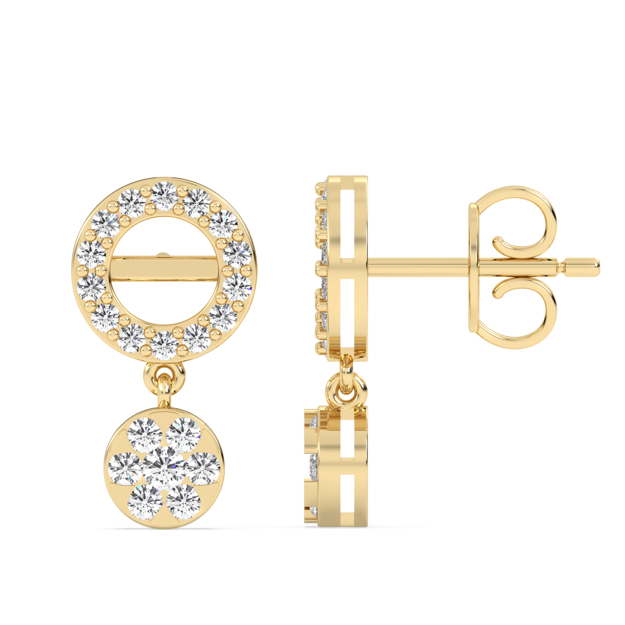 Duo Mini Orb Earrings