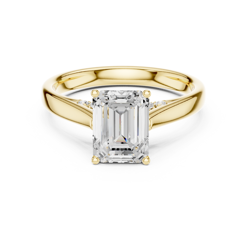 Yellow Gold Emerald Ring