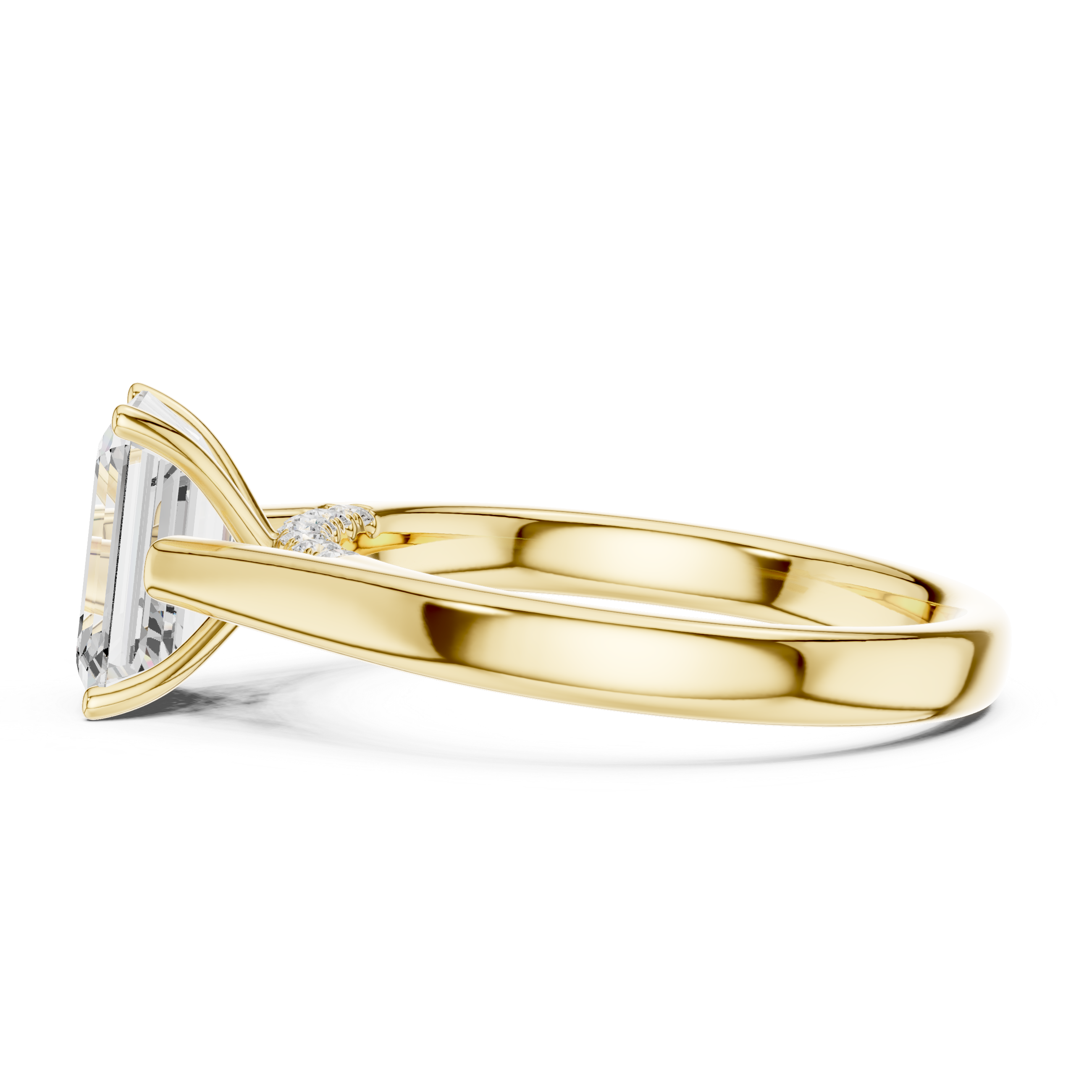 Yellow Gold Emerald Ring Video