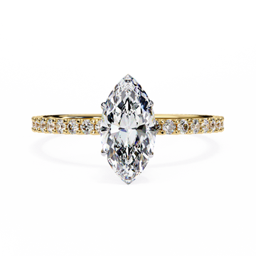 Yellow Gold Marquise Ring