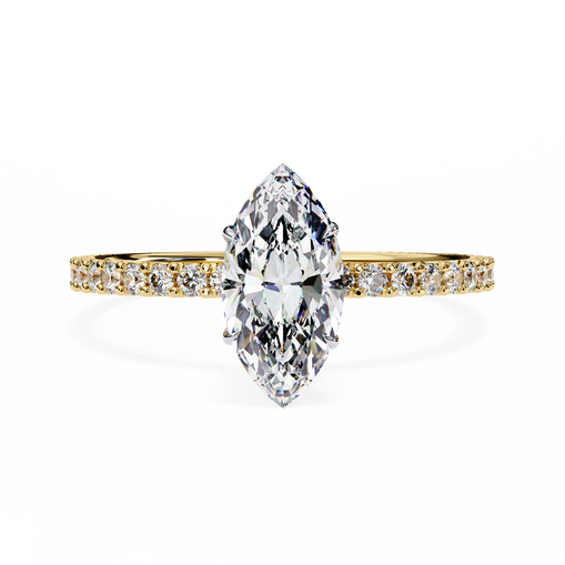 Yellow Gold Marquise Ring