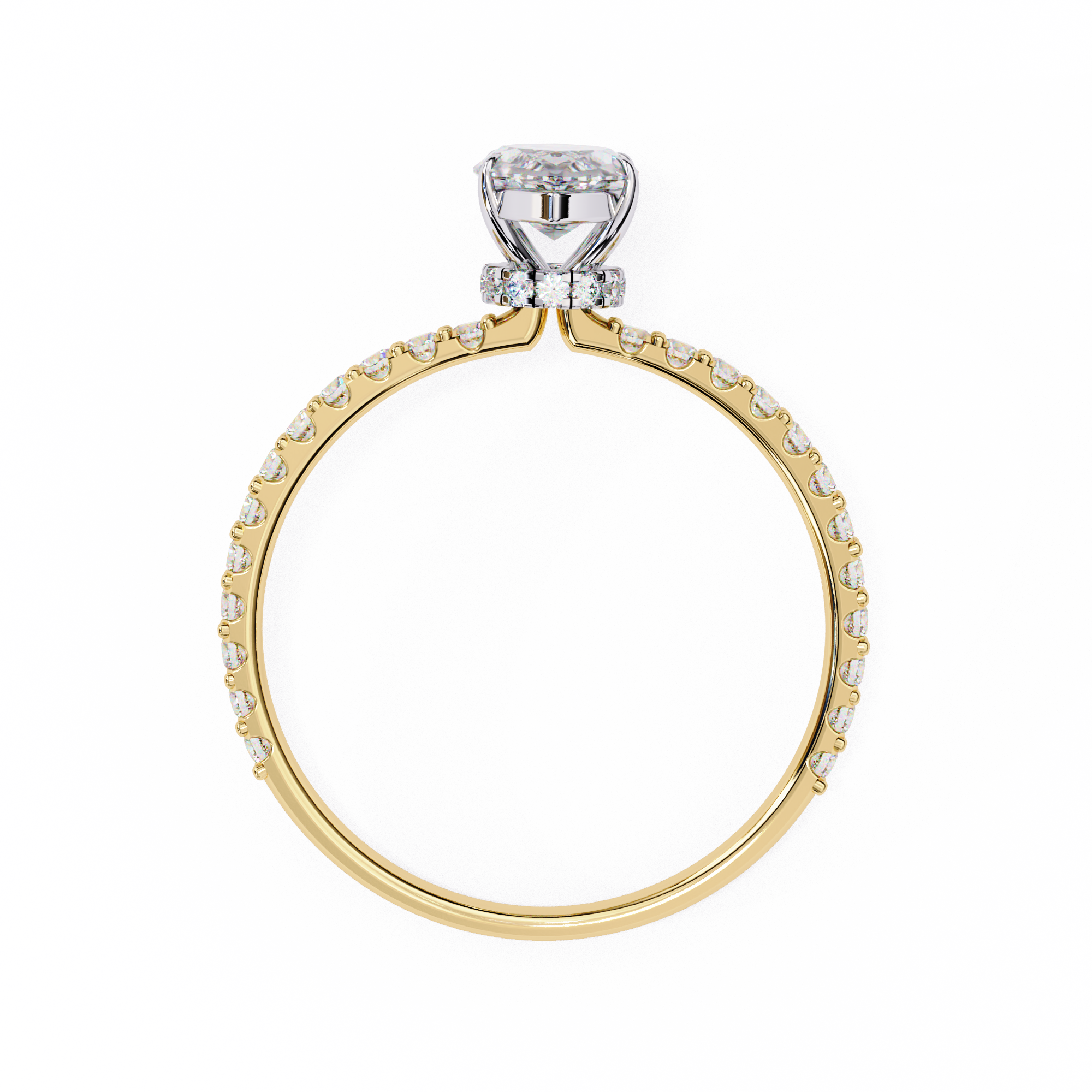 Yellow Gold Marquise Ring