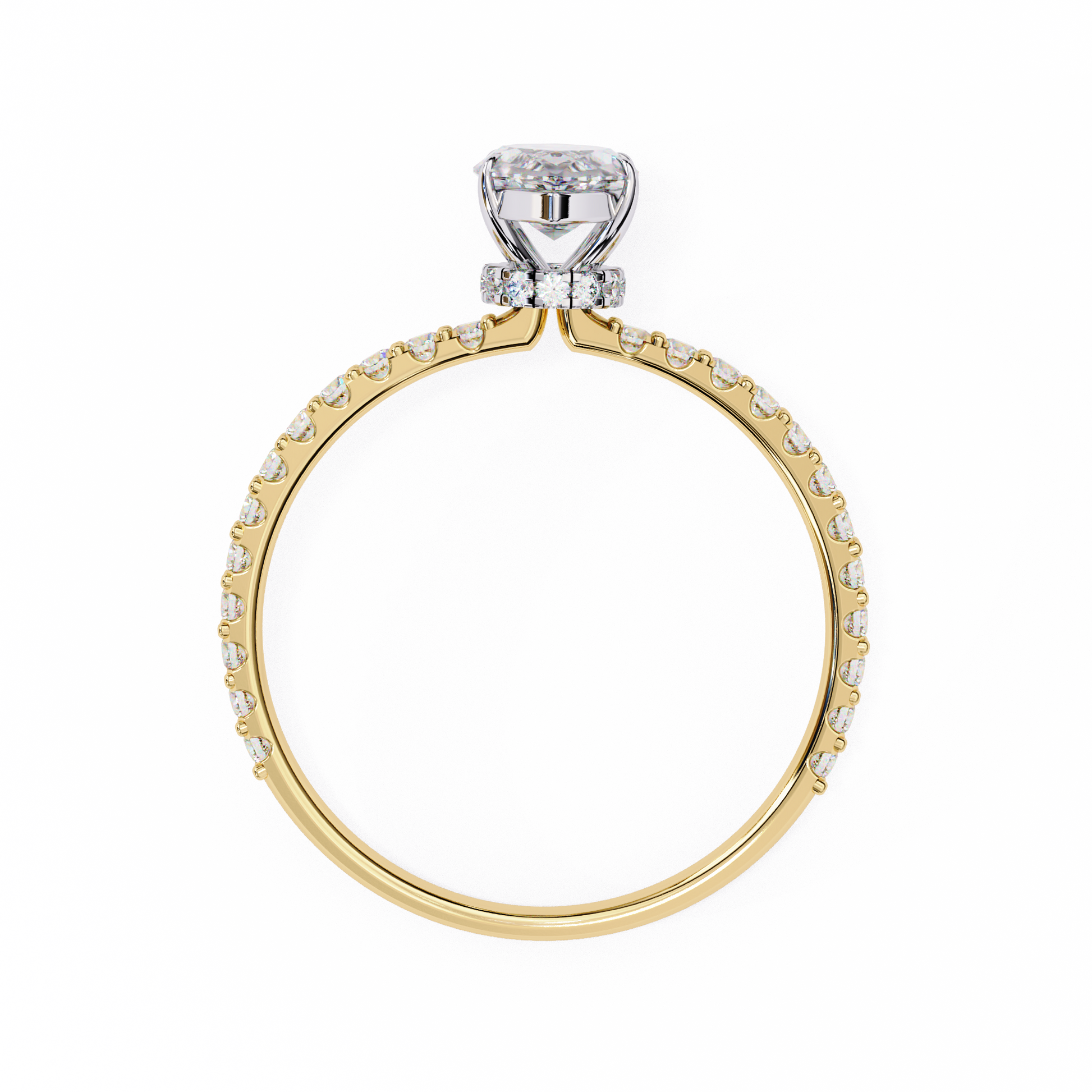Yellow Gold Marquise Ring