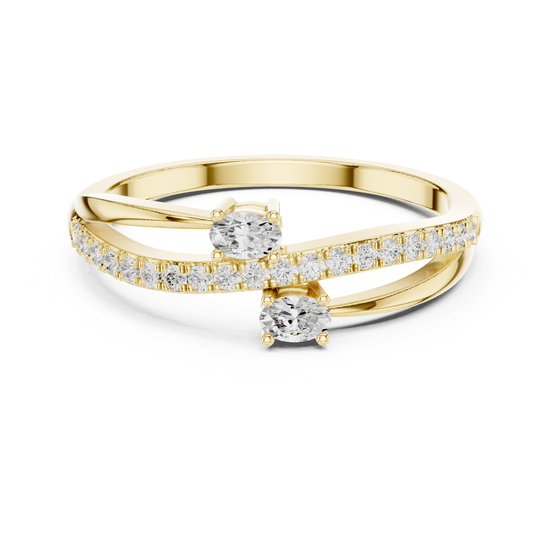 Yellow Gold Oval Ring