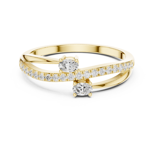 Yellow Gold Oval Ring