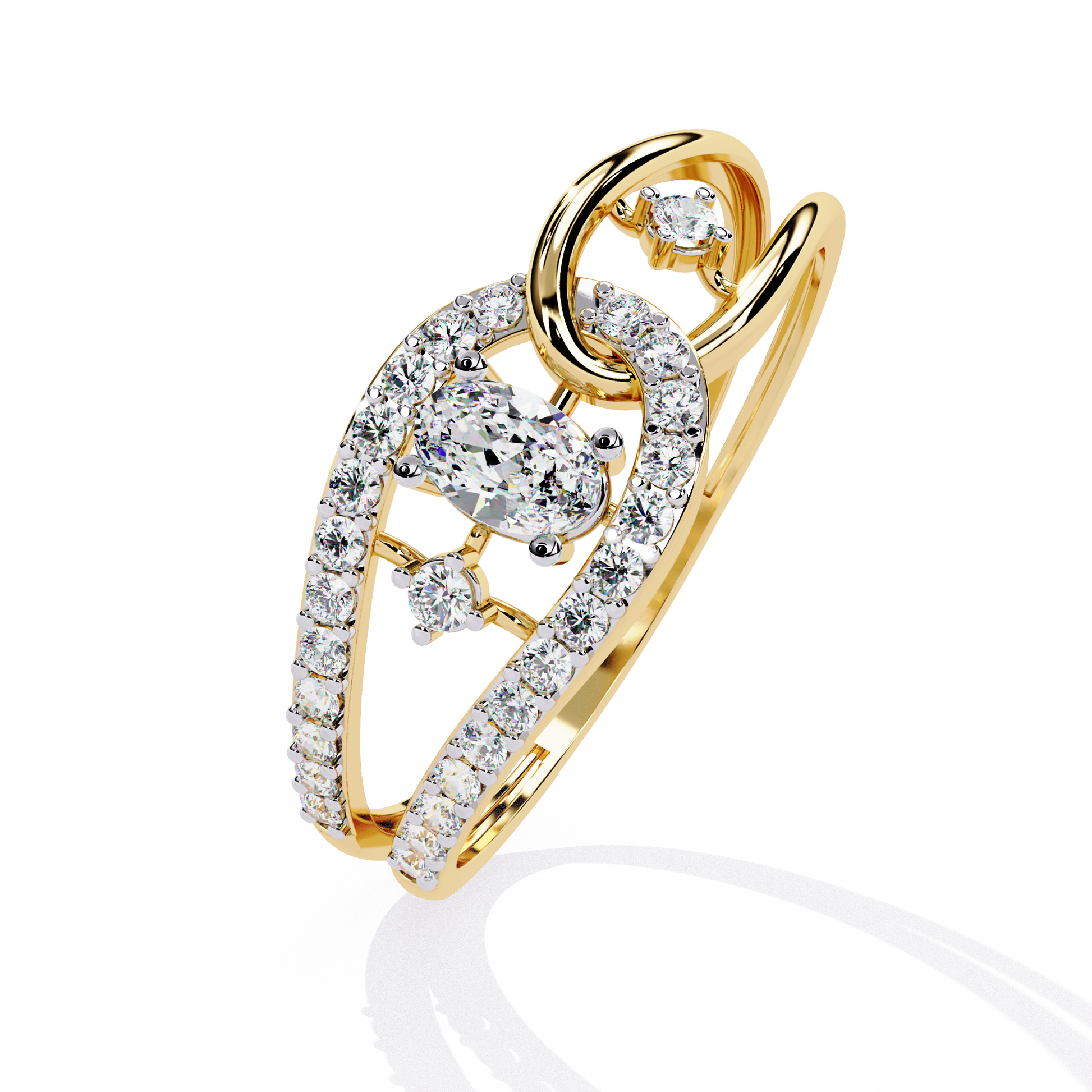 Yellow Oval Ring 2