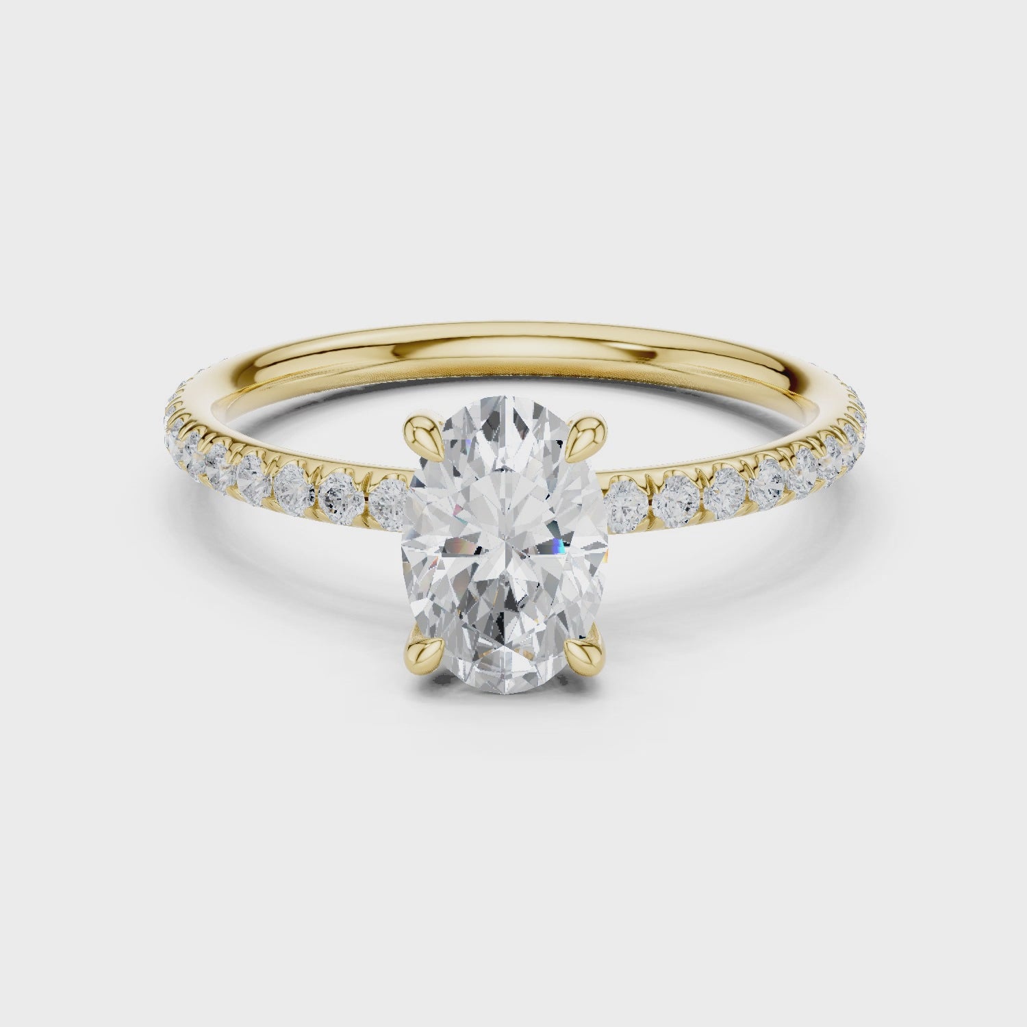 Oval Ring yellow gold video