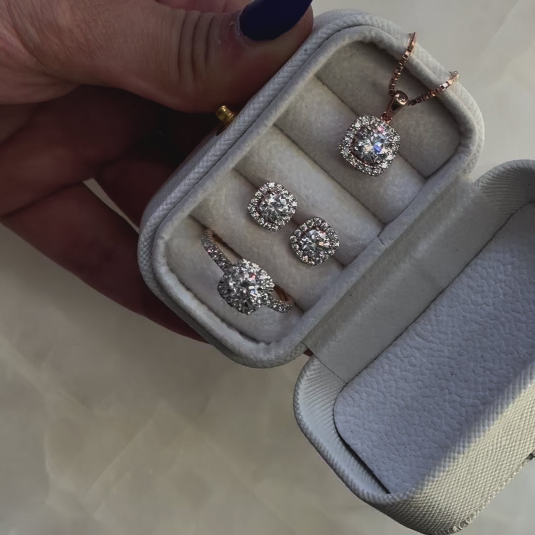 Plush Halo Earrings Video