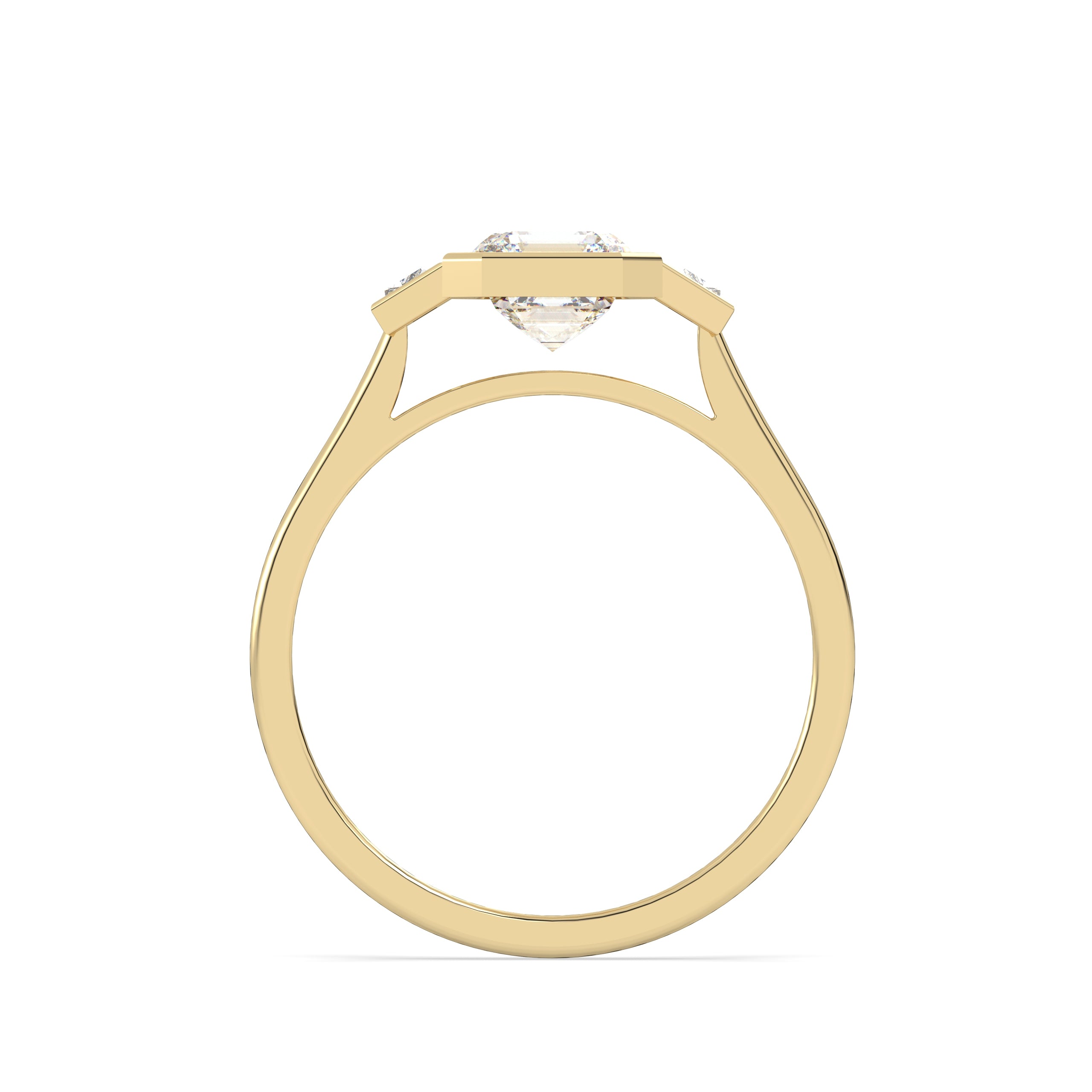 Trois Stone Princess Ring